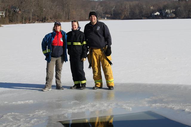 EMS Crew EMT Hanson, EMT Silvernail, Captian Reczek